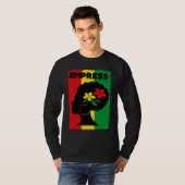 Rastafari Empress Jamaica Souvenir Rasta Roots Reg T-Shirt (Vorne ganz)