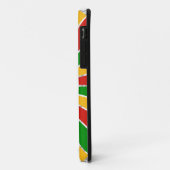 RASTAFARI FLAG BUTTON RAYS + Ihr Zeichen oder Foto Case-Mate iPhone Hülle (Hinten/Links)