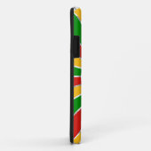 RASTAFARI FLAG BUTTON RAYS + Ihr Zeichen oder Foto Case-Mate iPhone Hülle (Hinten/Rechts)