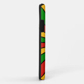 RASTAFARI FLAG BUTTON RAYS + Ihr Zeichen oder Mono Case-Mate iPhone Hülle (Hinten/Rechts)