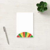 RASTAFARI FLAG BUTTON RAYS + Ihre Ideen Post-it Klebezettel (Büro)