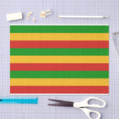 RASTAFARI FLAG FARBEN + Ihre Ideen Seidenpapier (Handwerk)