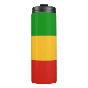 RASTAFARI FLAG FARBEN + Ihre Ideen Thermosbecher