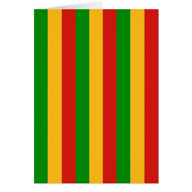 RASTAFARI FLAG FLAG FARBEN + Ihre Ideen (Vorne)