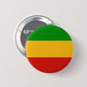 RASTAFARI FLAG FLAG FARBEN + Ihre Ideen Button (Vorne & Hinten)