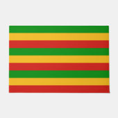 RASTAFARI FLAG FLAG FARBEN + Ihre Ideen Fußmatte (Vorderseite)