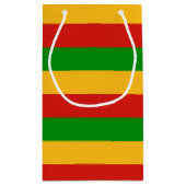 RASTAFARI FLAG FLAG FARBEN + Ihre Ideen Kleine Geschenktüte (Rückseite)