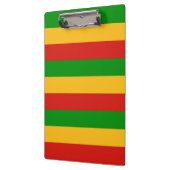 RASTAFARI FLAG FLAG FARBEN + Ihre Ideen Klemmbrett (Links)