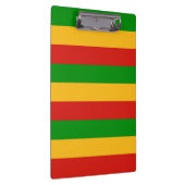 RASTAFARI FLAG FLAG FARBEN + Ihre Ideen Klemmbrett (Rechts)