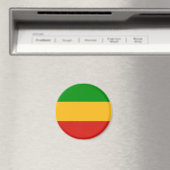 RASTAFARI FLAG FLAG FARBEN + Ihre Ideen Magnet (In Situ (Geschirrspüler))