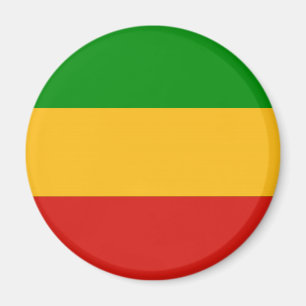 RASTAFARI FLAG FLAG FARBEN + Ihre Ideen Magnet