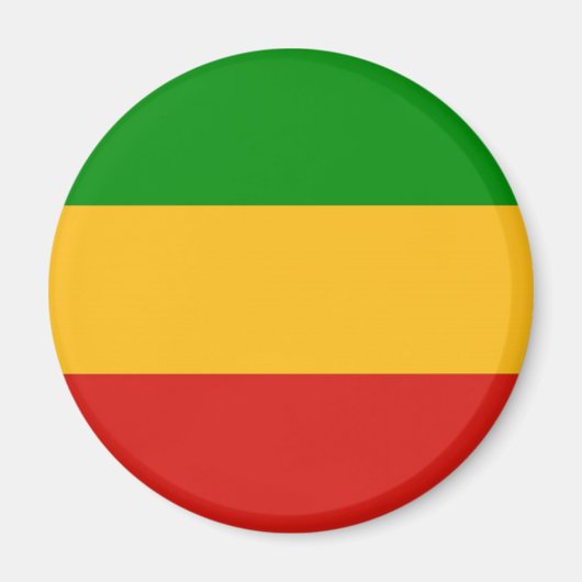 RASTAFARI FLAG FLAG FARBEN + Ihre Ideen Magnet (Vorne)