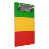 RASTAFARI FLAG FLAG FARBEN + Ihre Ideen Mini Klemmbrett (Schrägansicht)