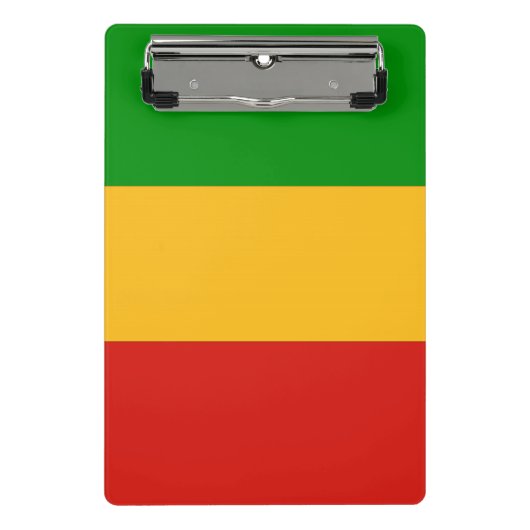 RASTAFARI FLAG FLAG FARBEN + Ihre Ideen Mini Klemmbrett (Vorderseite)