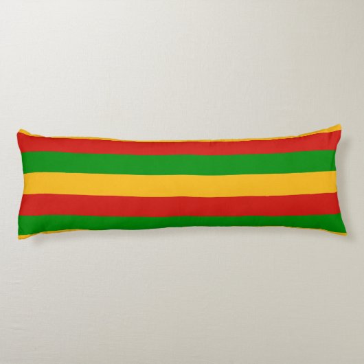 RASTAFARI FLAG FLAG FARBEN + Ihre Ideen Seitenschläferkissen (Rückseite)