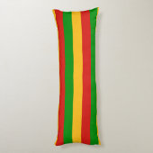 RASTAFARI FLAG FLAG FARBEN + Ihre Ideen Seitenschläferkissen (Rückseite (Vertikal))