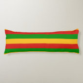 RASTAFARI FLAG FLAG FARBEN + Ihre Ideen Seitenschläferkissen (Vorderseite)