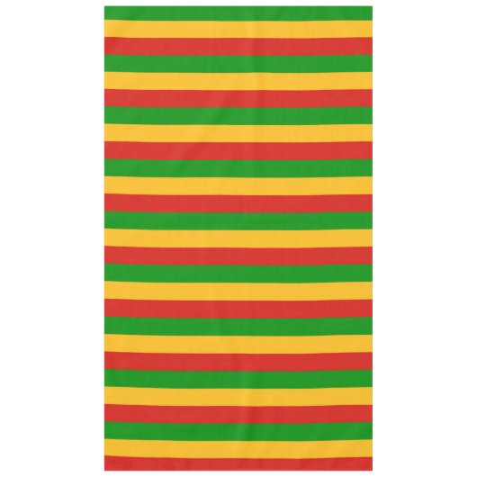 RASTAFARI FLAG FLAG FARBEN + Ihre Ideen Tischdecke (Vorderseite)