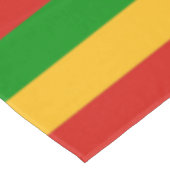 RASTAFARI FLAG FLAG FARBEN + Ihre Ideen Tischdecke (Schrägansicht)