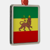 Rastafari-Flag (Rastafarianismus) (Rasta) Ornament Aus Metall (Rechts)