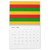 RASTAFARI FLAGGE FÄRBT KALENDER für Ihre eigenen (Mär 2026)