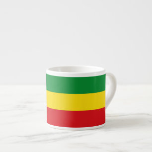Rastafari-Flagge Rasta Äthiopien Espressotasse