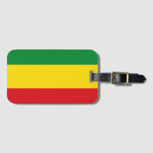 Rastafari-Flagge Rasta Äthiopien Gepäckanhänger