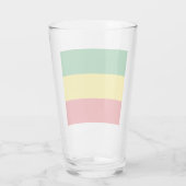 Rastafari-Flagge Rasta Äthiopien Glas (Rückseite)