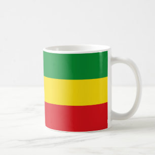 Rastafari-Flagge Rasta Äthiopien Kaffeetasse