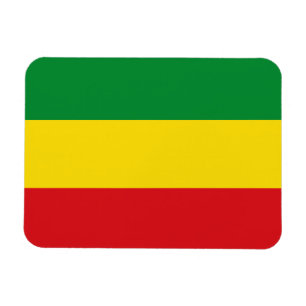Rastafari-Flagge Rasta Äthiopien Magnet