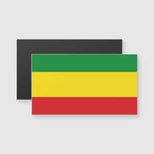 Rastafari-Flagge Rasta Äthiopien Magnetkarte