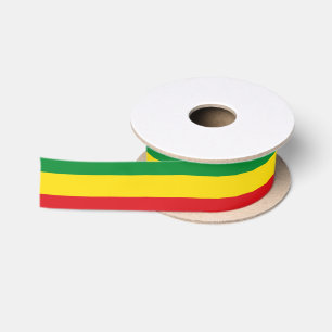 Rastafari-Flagge Rasta Äthiopien Satinband