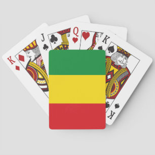 Rastafari-Flagge Rasta Äthiopien Spielkarten