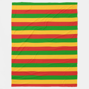 RASTAFARI FLAGGEN-FARBEN + Ihre Ideen Fleecedecke