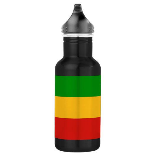 RASTAFARI FLAGGEN-FARBEN + Ihre Ideen Trinkflasche (Rechts)