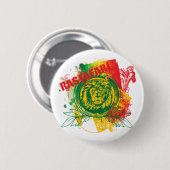 Rastafari Knopf Button (Vorne & Hinten)