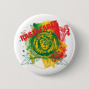 Rastafari Knopf Button