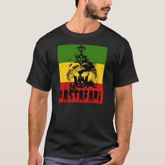 Rastafari König Solomon Lion von Judah T - Shirt (Vorderseite)