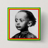 Rastafari Lij Abzeichen Pinback Knopf Button (Vorderseite)