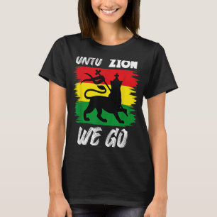 Rastafari Lion Head Jamaica Souvenir Rasta Roots R T-Shirt