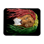 Rastafari Lion Magnet (Horizontal)