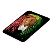 Rastafari Lion Magnet (Linke Seite)