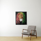 Rastafari Lion Wandteppich (Beispiel)