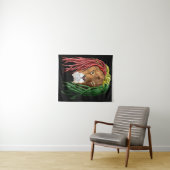 Rastafari Lion Wandteppich (Beispiel (Horizontal))