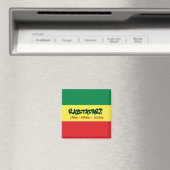 Rastafari Lives Reigns Rules Magnet (In Situ (Geschirrspüler))