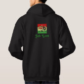 Rastafari Löwe von Judah Hoddie! Hoodie (Rückseite)