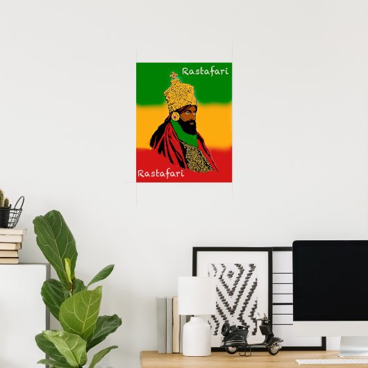 Rastafari Majesty Poster (Heimbüro)