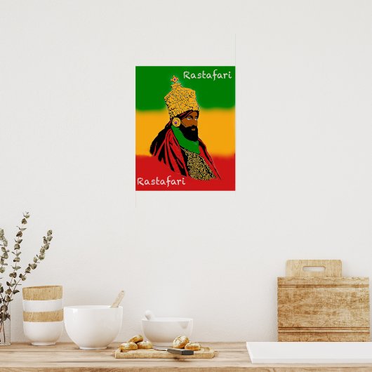 Rastafari Majesty Poster (Küche)
