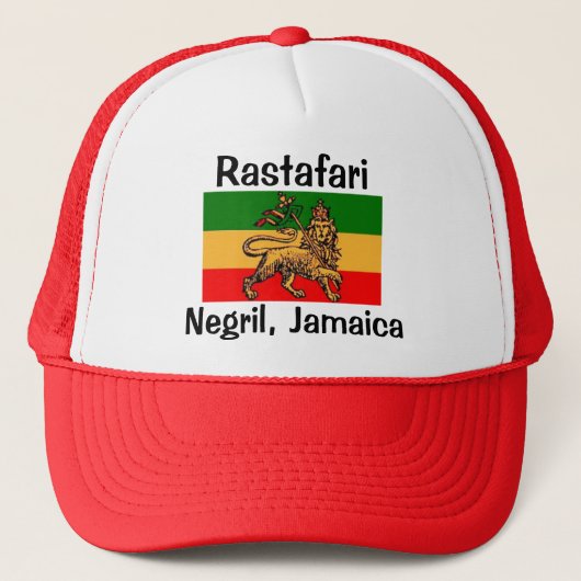 Rastafari Negril, Jamaika Truckerkappe (Vorderseite)