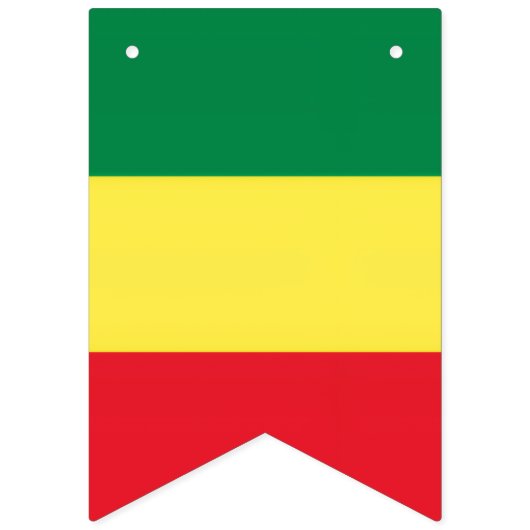 Rastafari Rasta Reggae Livity Jamaica Jah Roots Wimpelkette (Zweite Fahne)